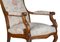 Antique Italian Walnut Armchair, 1880s 8