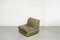 Vintage Green Leather Modular Sofa from Rolf Benz, 1970s 7