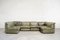 Vintage Green Leather Modular Sofa from Rolf Benz, 1970s, Image 23