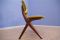 Niederländische Esszimmerstühle mit Gestell aus Teak von Louis van Teeffelen für Webe, 1960er, 2er Set 5