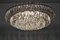 Large Nickel and Glass Chandelier, 1960s 3