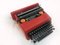 Vintage Valentine Portable Red Typewriter by Ettore Sottsass for Olivetti, Image 5