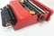 Vintage Valentine Portable Red Typewriter by Ettore Sottsass for Olivetti 7