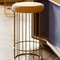 Tall Cage Juta Stool by Niccolò De Ruvo for Brass Brothers, Image 3