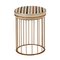 Cage Stool by Niccolò De Ruvo for Brass Brothers, Image 1