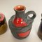 Jarrones Studio de cerámica de Roth, años 70. Juego de 3, Imagen 4
