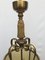French Brass Lantern Pendant, 1950s 4