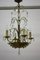 French Brass and Crystal Chandelier from Maison Baguès, 1940s, Image 1