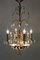 French Brass and Crystal Chandelier from Maison Baguès, 1940s 3