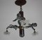 Art Deco French 3-Light Cherub Chandelier, 1920s, Image 3