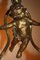 Lámpara de araña Art Déco con querubín de bronce y dos puntos de luz, años 20, Imagen 5