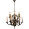 Antique Dutch Brass Chandelier 1