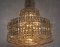 Lampadario grande in ottone e cristallo a cinque ripiani di Kinkeldey, anni '60, Immagine 4