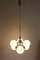 Lámpara de araña Sputnik Mid-Century moderna de vidrio y cromo, Imagen 3