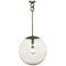 Grande Suspension Globe Mid-Century en Verre 1