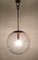 Grande Suspension Globe Mid-Century en Verre 6