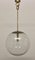 Large Mid-Century Glass Globe Pendant 3