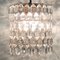 Brass and Glass Chandelier by Bakalowits & Sohne, Austria, circa 1960s 11