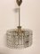 Mid-Century Two-Tiered Brass and Grip Crystal Chandelier from Kinkeldey, 1960s, Image 1