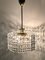 Mid-Century Two-Tiered Brass and Grip Crystal Chandelier from Kinkeldey, 1960s 8