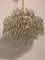 Seven-Tier Git Brass and Crystal Glass Chandelier from Palwa, 1960s, Image 5