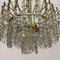 Mid-Century Gilt Brass and Crystal Chandelier from Palwa 3