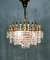 Mid-Century Gilt Brass and Crystal Chandelier from Palwa 7