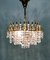 Mid-Century Gilt Brass and Crystal Chandelier from Palwa, Image 7