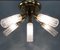 Mid-Century Gilt Brass and Glass Chandelier from Kalmar, 1960s, Image 7