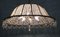 Lámpara de araña alemana con perlas de cristal de Palwa, años 60, Imagen 5