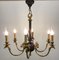 French Empire Style Gilt Bronze Eagle Head Chandelier, 1930s 6