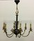 French Empire Style Gilt Bronze Eagle Head Chandelier, 1930s 2