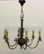 French Empire Style Gilt Bronze Eagle Head Chandelier, 1930s, Image 2