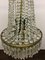 Italian Empire Style Crystal and Brass Chandelier, 1950s 6