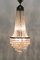 Italian Empire Style Crystal and Brass Chandelier, 1950s, Image 10