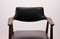 Rosewood & Black Leather Armchair by Erik Kirkegaard, 1960s, Image 7