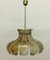 Lámpara colgante Mid-Century grande de vidrio de Mazzega, años 60, Imagen 7