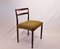 Danish Rosewood & Green Fabric Dining Chairs, 1960s, Set of 6 3