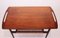Danish Rosewood Side Table on Wheels with Paper Cord Shelf, 1960s, Image 6
