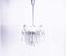 Frosted Glass Chandelier from Kalmar, 1960s 3