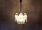 Frosted Glass Chandelier from Kalmar, 1960s, Image 2