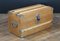 Baúl vintage de madera de lamelia con llave, Imagen 6