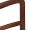 Mid-Century Mahogany Dining Table & 6 Chairs, 1930s, Set of 7, Image 7