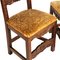 Antike geschnitze Stühle aus Nussholz im Renaissance Stil, 6er Set 5