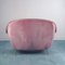 Vintage Pink Velvet & Brass 2-Seat Sofa by Federico Munari, 1970s 5