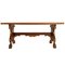 Antique Italian Hand-Carved Walnut Table, Image 1