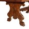 Tavolo antico in legno di noce intagliato a mano, Italia, Immagine 5