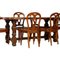 19th Century Dining Table & Chairs, Set of 7 3