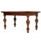 Antique Neoclassical Solid Oak Table, Image 1