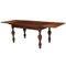 Antique Neoclassical Solid Oak Table, Image 2